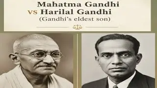 Mahatma Gandhi VS Harilal ( Gandhi's eldest son)