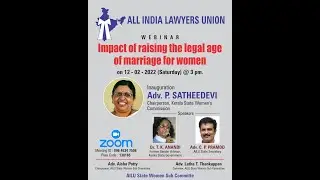 All India Lawyers Union State Women Sub Committee Webinar.
