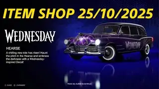 Rocket League item shop today 25/10/2025 - HEARSE CAR & HUGGY WUGGY GOAL EXPLOSION