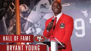 Bryant Young Gets Inducted into the 49ers Hall of Fame