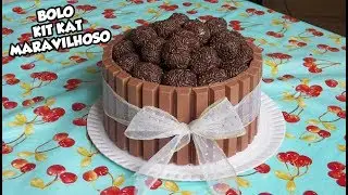 BOLO KIT KAT MARAVILHOSO - OPÇÃO PARA DIA DOS NAMORADOS - Bru na Cozinha
