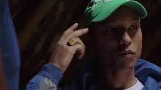 Jasper Young Bear with Pharrell Williams