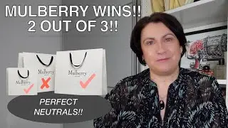 MULBERRY TRIPLE UNBOXING | WHICH TO RETURN OR KEEP?? 🤔 | HAVE I FINALLY FOUND A NEUTRAL WOC??!! 🤩