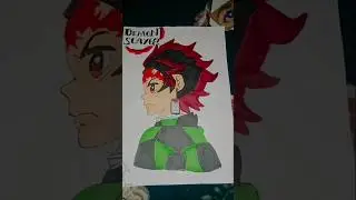 tanjiro drawing #artfulsoni #painting #drawing #viral #art #tanjiro #demonslayer #tanjirodrawing