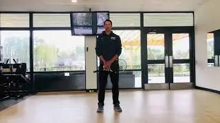 Improving your tennis skills at home.