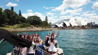 Christmas party on a boat ! Drone video - Mavic Pro 4K