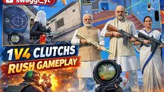 1V4 clutch and rush gameplay ‎⁨@swaggi_yt⁩  #bgmi #gamingcommunit #gamingchannel #viralvideo #pubg 