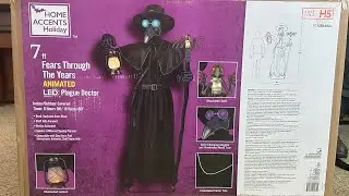 HomeDepot Plague Doctor Animatronic Unboxing and Demo