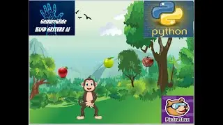 PyPick: Monkey's Apple Harvest Game | Python Gesture Tutorial