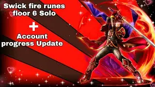 Swords Man Berwick Fire Ruins Floor 6 Solo + Account Progress Update [GRAND SUMMONERS]