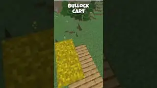 BULLOCK CART tutorial #minecraft #short #trending #viral