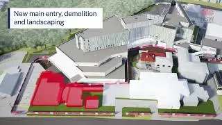 Ryde Hospital Redevelopment construction animation