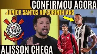 SAIU AGORA AGITA A FIEL CORINTHIANS VAI ATRAS DE JUNIOR SANTOS ATACANTE  . NOTICIAS DO CORINTHIANS