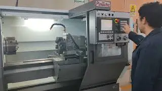 RPM y Cambio de Herramienta Torno PINACHO CNC