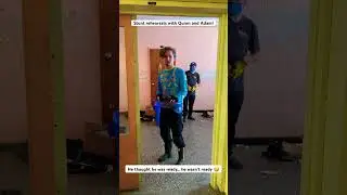 Stunt rehearsals on the set of Clone Cops with Quinn and Adam. #clonecops #stunts  #behindthescenes