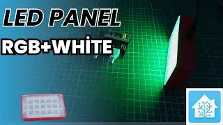 LED PANEL - Video light (home assistant)  -electronics mini projects using pcb board
