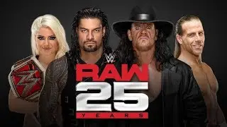 WWE 25 ANS RAW 22 JANVIER 2018 VF