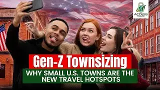 🌆 Gen Z Townsizing: Why Small US Towns Are the New Travel Hotspots 🏡✨#genztravel