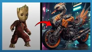 Superhero but bombombini gusini x motorcycle 🔥 All Marvel & DC #superhero #marvel #brainrot #shorts 