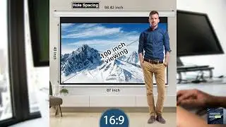 Review - YODOLLA Projector Screen Motorized 100