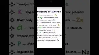 #minerals #biology