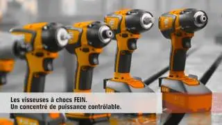 Les visseuses sans fil FEIN. Imbattables dans le m&eacute;tal.