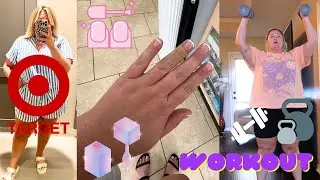 MINI TARGET HAUL + AT HOME WORKOUT // VLOG # 165