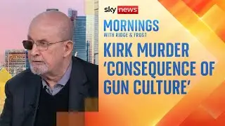 Charlie Kirk murder 'consequence of terrifying gun culture', says Salman Rushdie