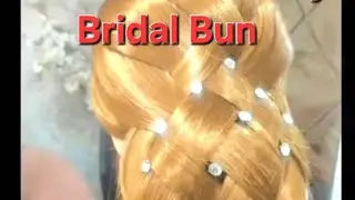 Bridal Bun hairstyle Tutorial 