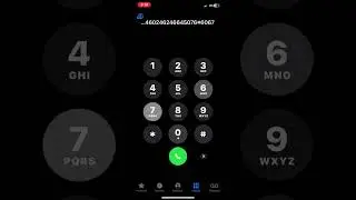 iPhone keypad