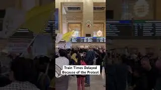 🇵🇸 Grand Central Occupation Pro Palestinian Protest New York