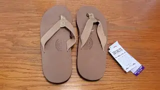 Mens Leather Flip Flops - Men's Rainbow Sandals
