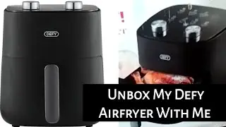 Get Ready! I'm UNPACKING My Amazing Defy 4.7L Air Fryer Black & Silver RIGHT NOW!