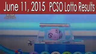 PCSO Lotto Results June 11, 2015 (6/49, 6/42, 6D, Swertres & EZ2)