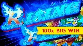 Rising Fire Slot - HUGE WIN, AWESOME!