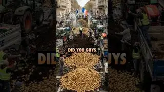 Французские фермеры протестуют против контроля над Блэкроком. #ниндзябабочки #франция #протест #б...