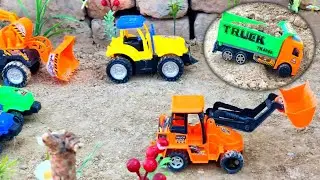 JCB Mud Collection | Excavator Digging Soil | JCB ki Khudai | Toys