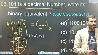 4 - BINARY NUMBER | WHAT IS BINARY NUMBER ? | BINARY NUMBER FULL CONCEPT AND QUESTION