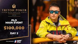 $100K PLO Main Event &ndash; Event #16, Day 2 | Triton Poker Series Jeju 2025