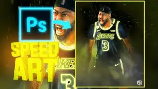 Anthony Davis Is A Monster! | Adobe Photoshop Speed Art | Cal So Scoped |