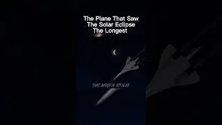 *Credits to ​​@primalspace* The plane that saw the solar eclipse the longest 🤩 #aviation