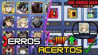 Analise de Conta Confira Dicas Como Upar Rapidamente Venus One Punch Man Road To Hero 2.0