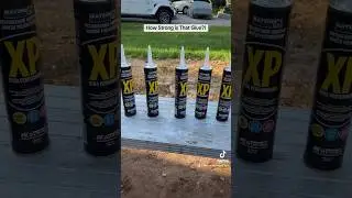 How STRONG is that GLUE?! #trending #diy #construction #viral #adhesive #glue #bluecollar #howto