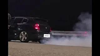 odcinka z ogniem diesel revlimiter BMW E87 118d 122km M47 EDC16C35 hardcut flames popcorn limiter