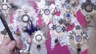 Lets Make Some Embellishments for Junk Journals or Mini Albums