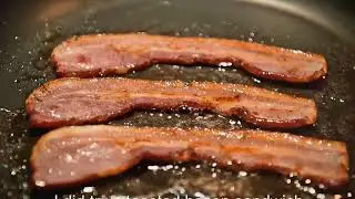 Air Fryed Meat Free Bacon Sandwich