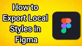 Как экспортировать локальные стили в Figma