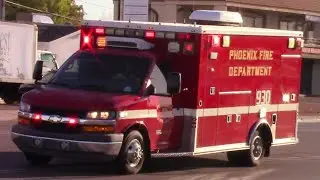 Phoenix Fire Dept. Rescue 930 Responding
