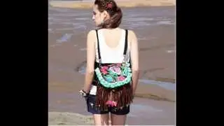 fashion fringe backpack for girls