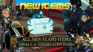 AQW All New Talk Like a Pirate Day Items 2019 + New Navals (AC Tagged) | Plus New Friday 13th Rares!